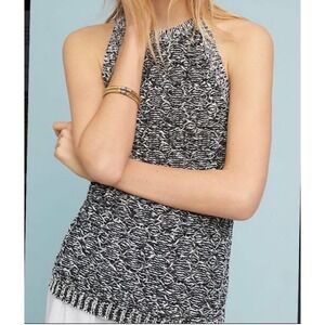 Anthropologie Moth Debussy Marled Sweater Tank Size XL